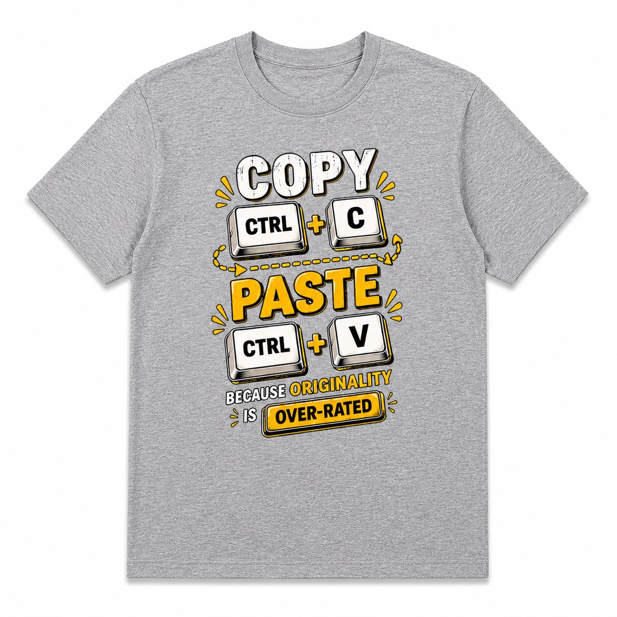 Copy Paste Graphic T-Shirt for Men - Image 10