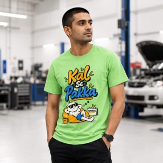 Kal Se Pakka Funny Graphic T-Shirt for Men